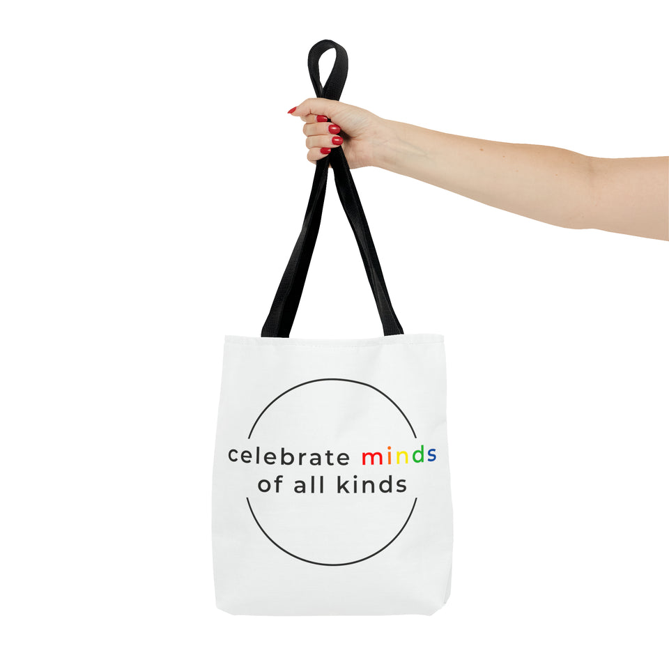 Celebrate minds of all kinds tote