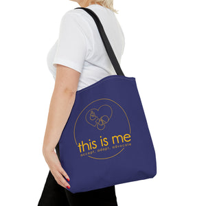 The 'this is me' logo tote - purple