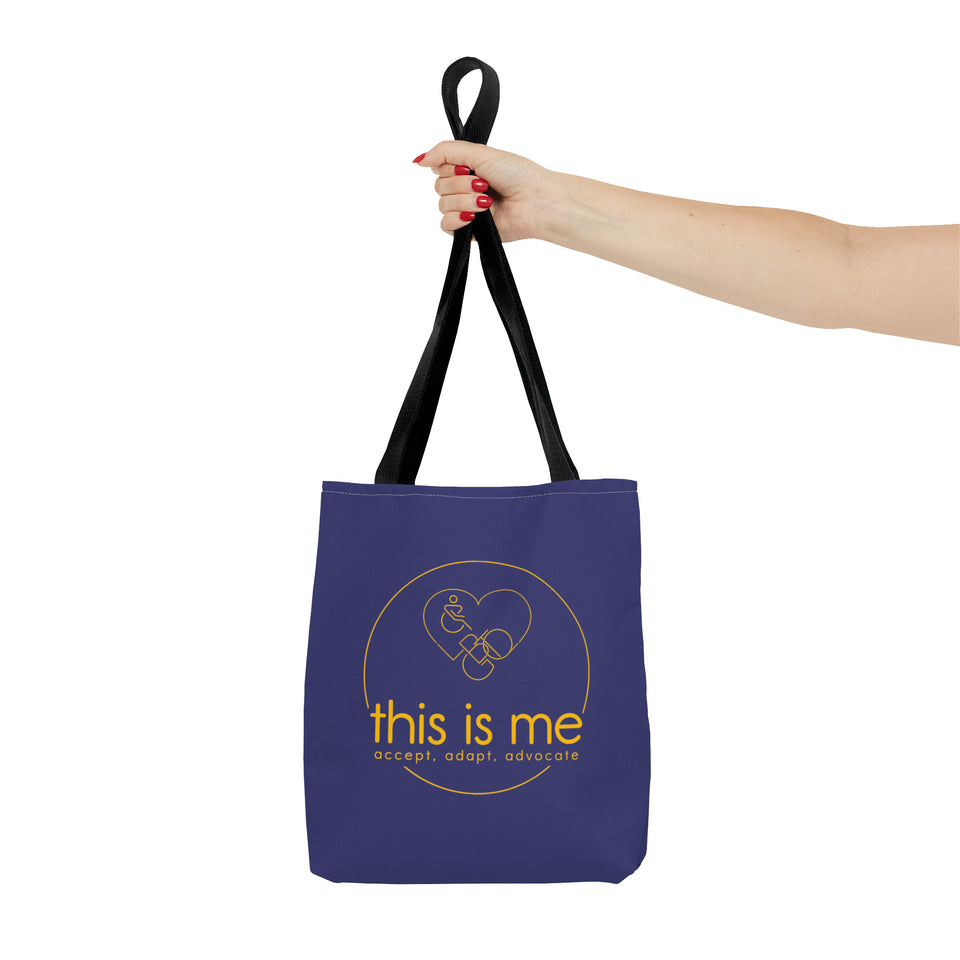 The 'this is me' logo tote - purple