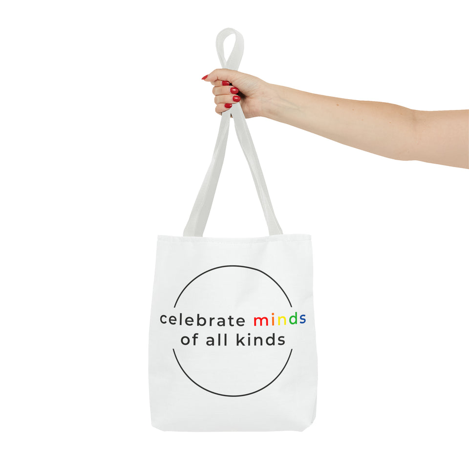 Celebrate minds of all kinds tote