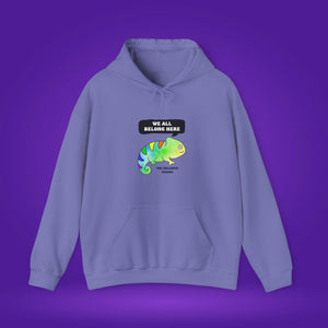 The Inclusive Iguana hoodie for grown ups