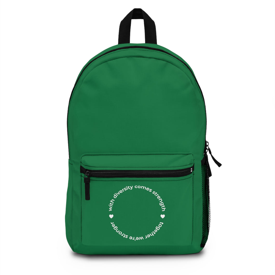 Together we're stronger backpack - GREEN