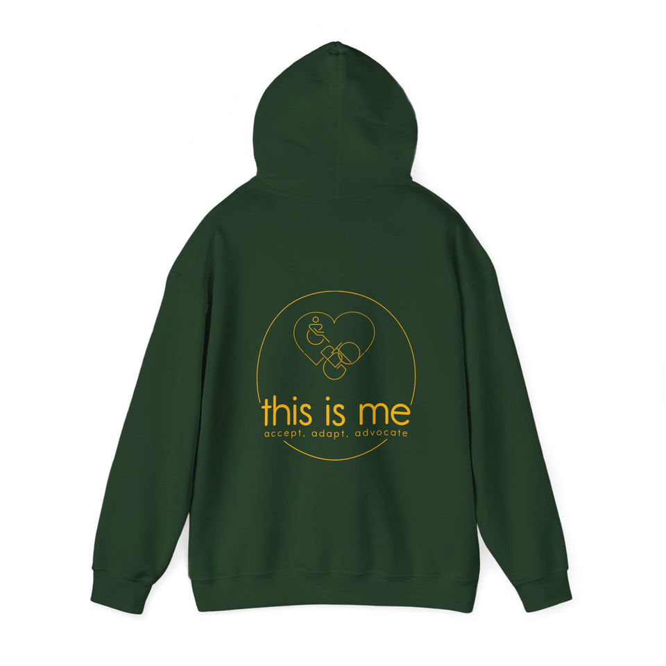 choose to include hoodie with this is me back logo