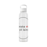 Celebrate minds of all kinds  - water bottle