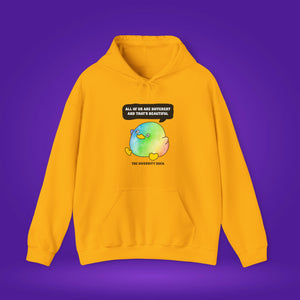 The Diversity Duck hoodie for grown ups