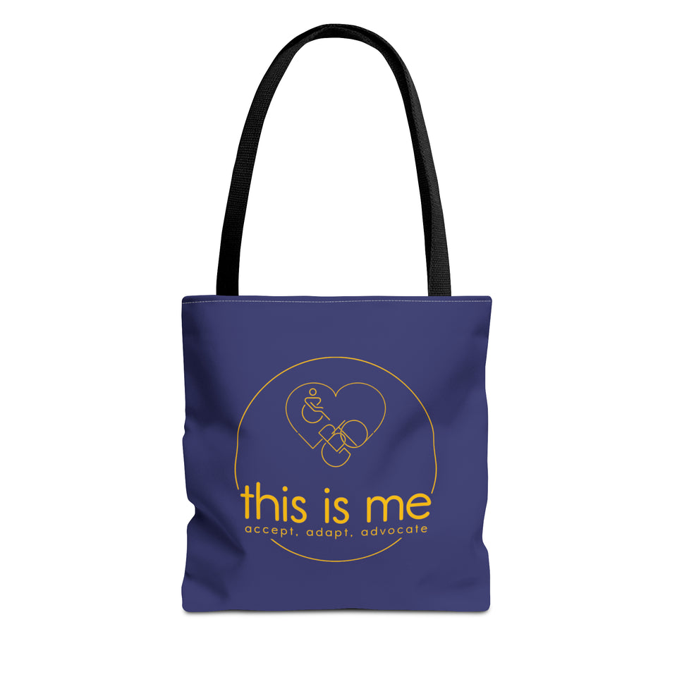 The 'this is me' logo tote - purple