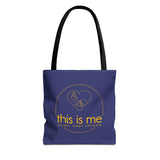 The 'this is me' logo tote - purple