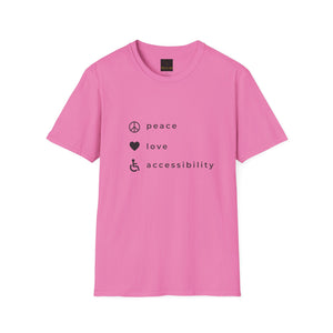 The Peace, Love and Accessibili-tee