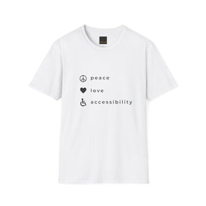 The Peace, Love and Accessibili-tee