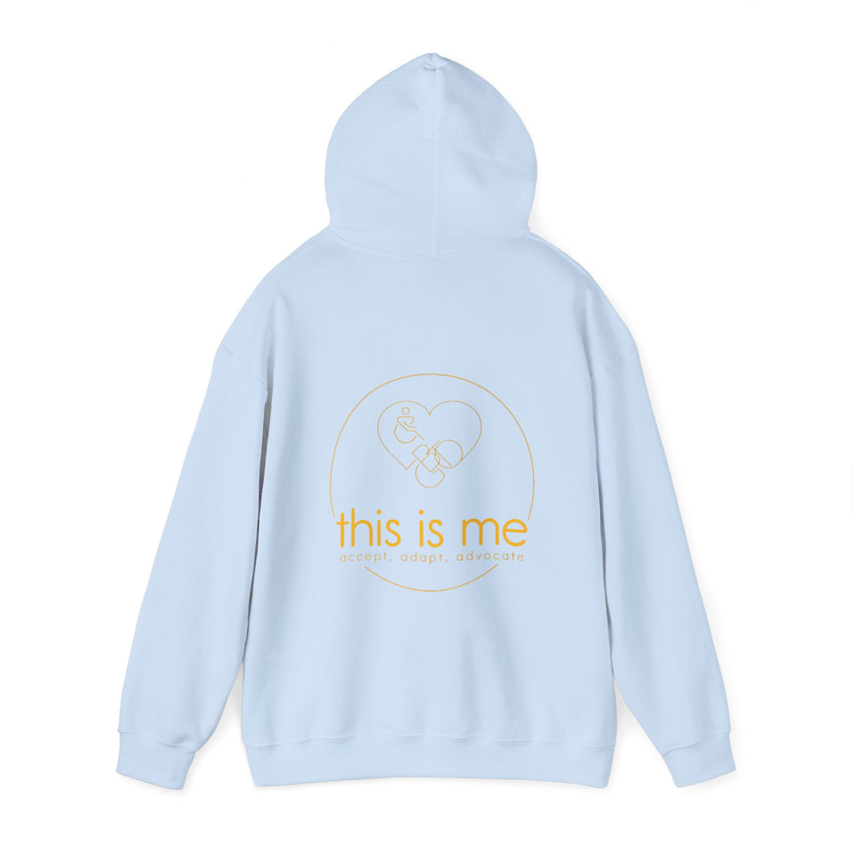 choose to include hoodie with this is me back logo