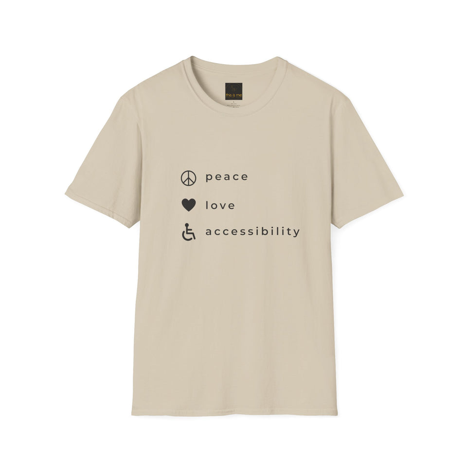 The Peace, Love and Accessibili-tee