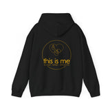 accept adapt advocate hoodie with this is me back logo