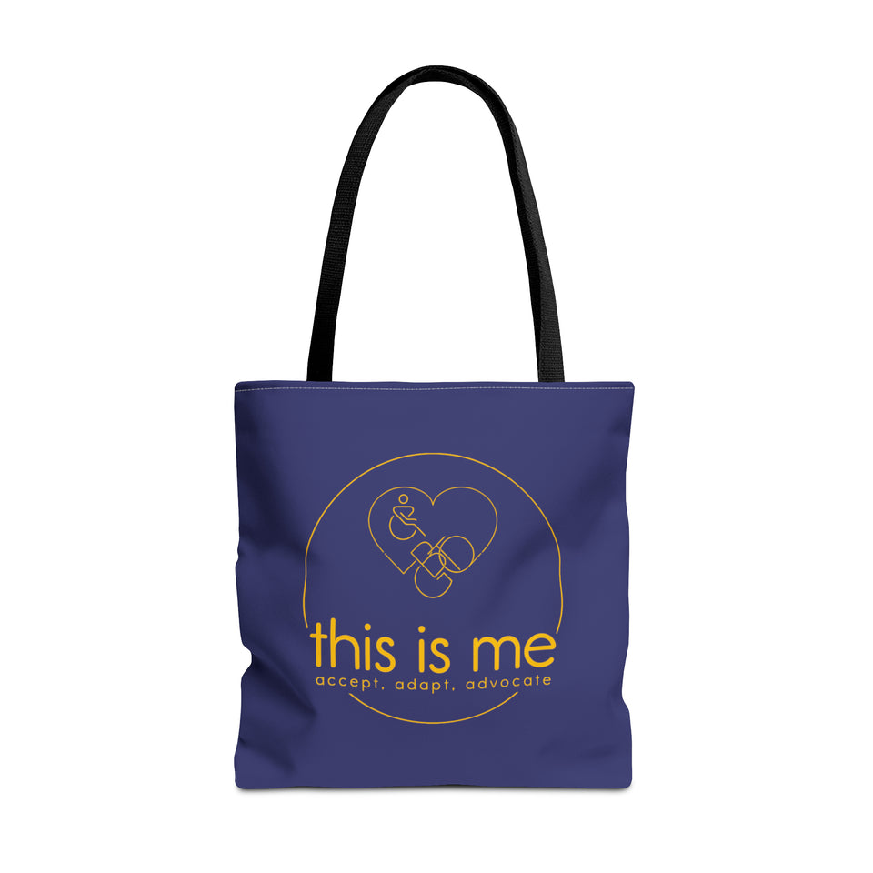 The 'this is me' logo tote - purple