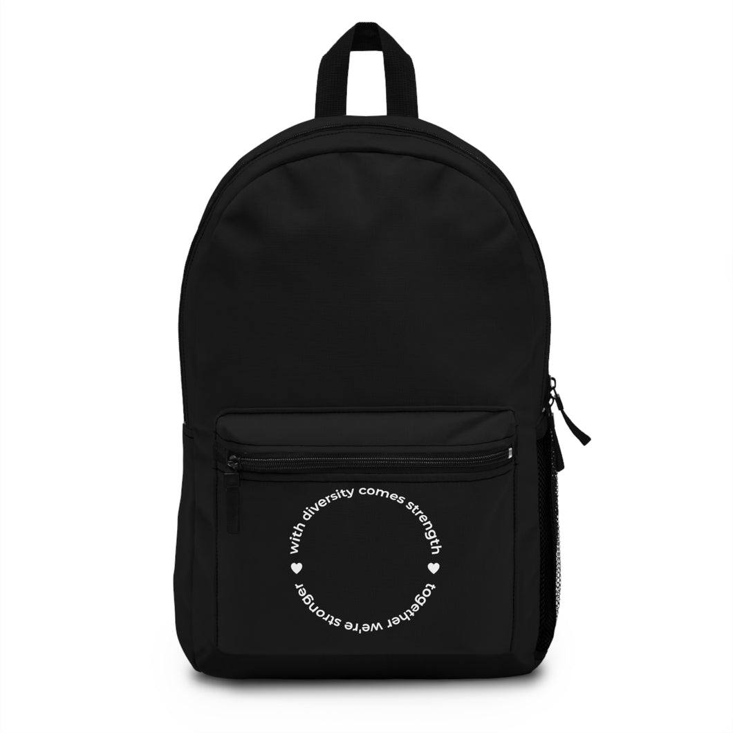 Together we're stronger backpack