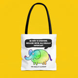 The Equality Elephant tote