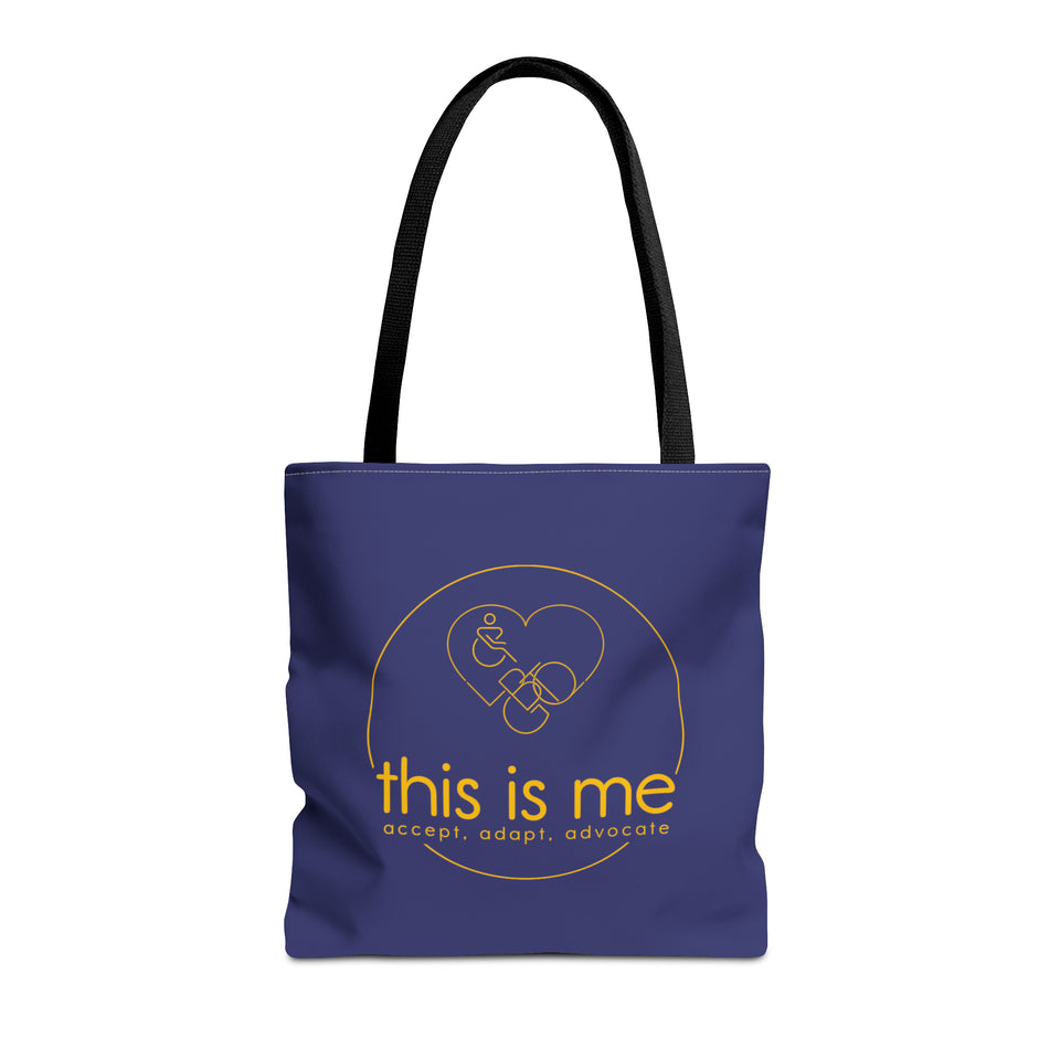 The 'this is me' logo tote - purple