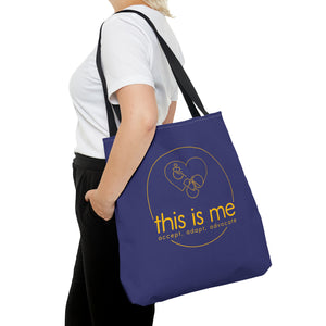 The 'this is me' logo tote - purple