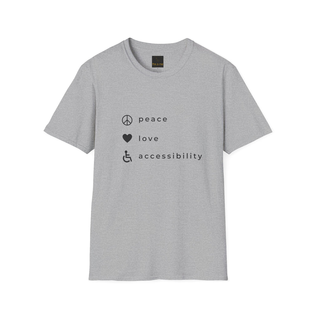 The Peace, Love and Accessibili-tee