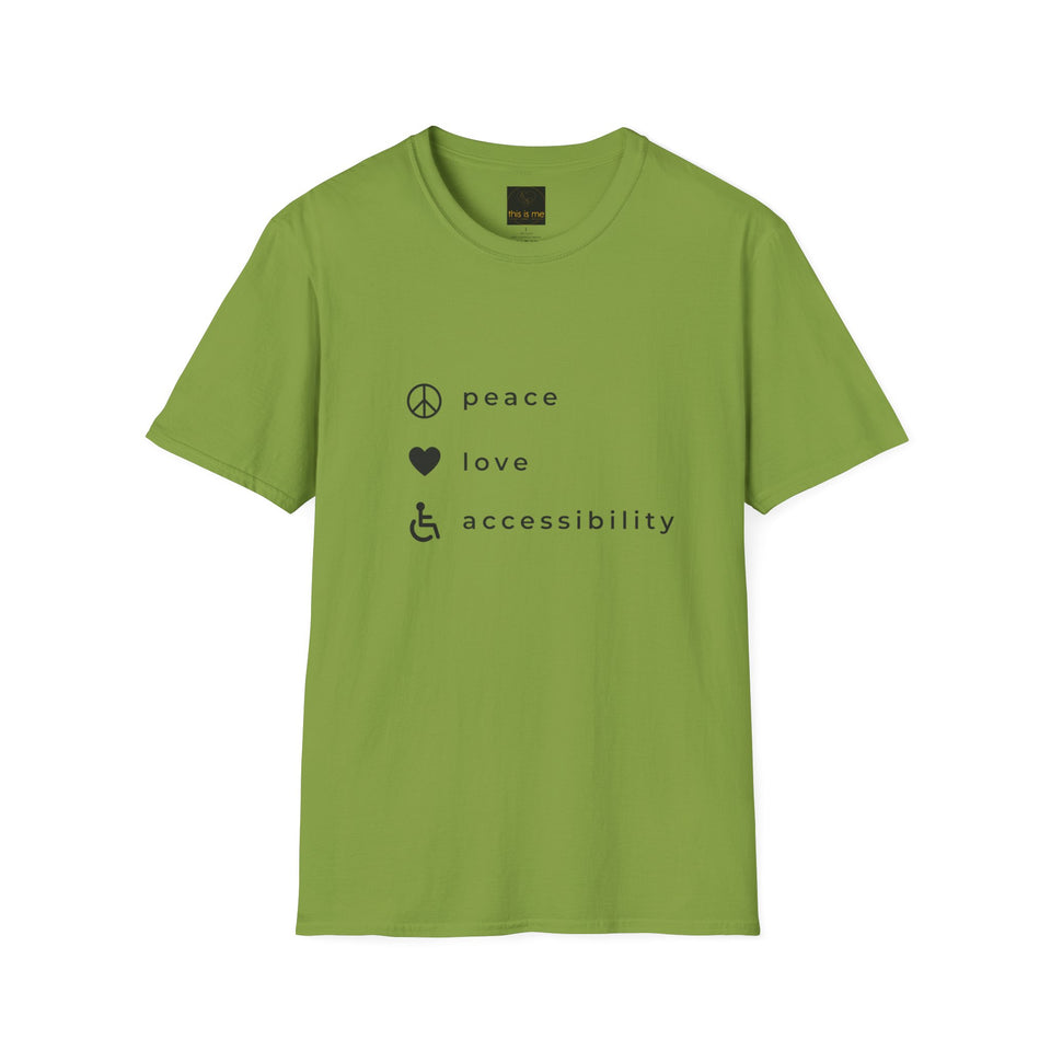 The Peace, Love and Accessibili-tee