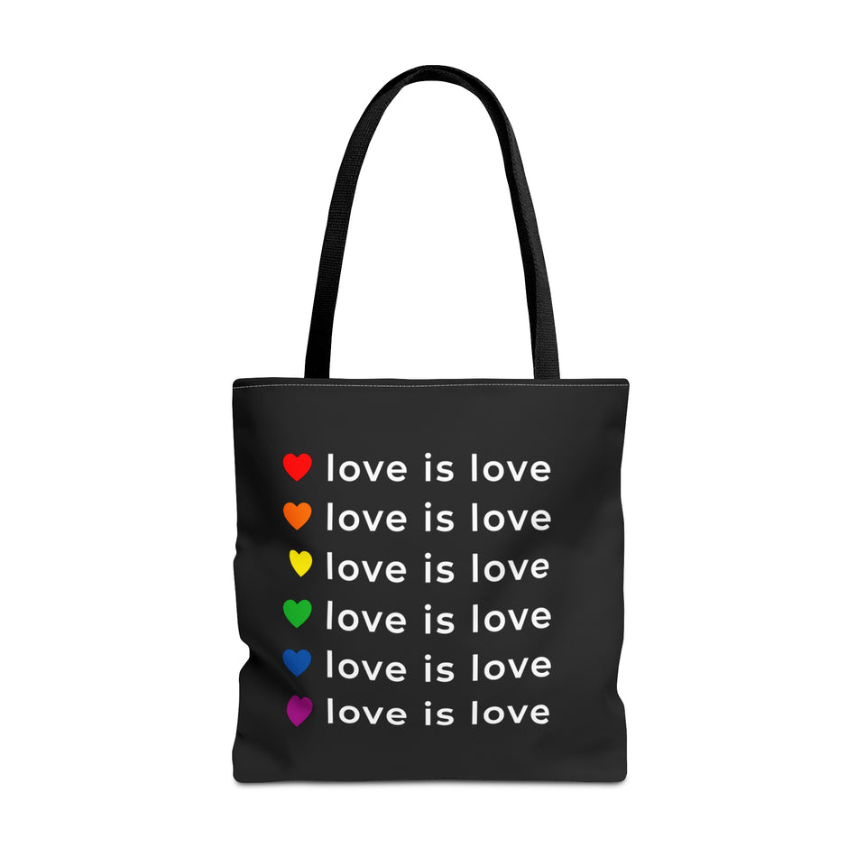 love is love tote bag